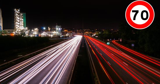 Lyon ring road limited to 70 km / h