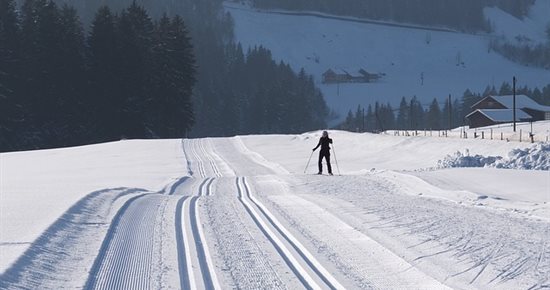 When a van comes onto a ski slope