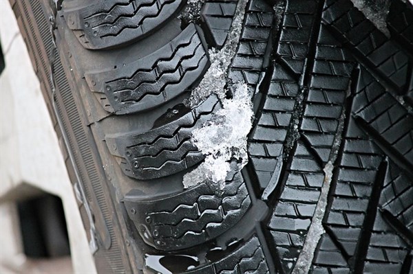Winter tire for a truck